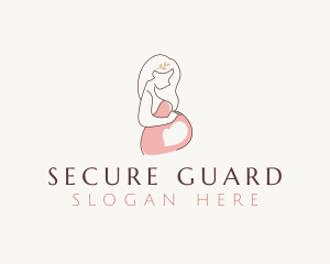 Maternity Clothes - Woman Maternity Motherhood logo design
