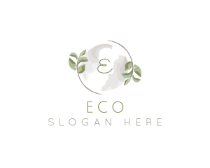 Organic Leaves Watercolor logo design