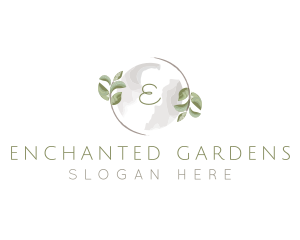 Organic Leaves Watercolor logo design