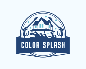 Pressure Wash Sanitation Cleaning logo design