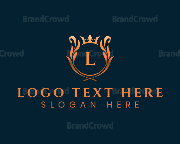 Luxury Crest Crown Logo