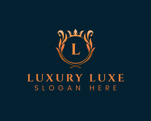 Luxury Crest Crown logo design