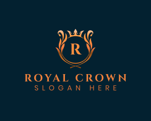 Luxury Crest Crown logo design