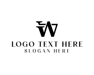 Black - Modern Professional Business logo design