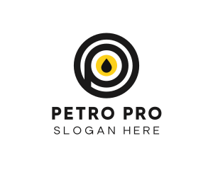 Petroleum - Fuel Oil Letter P logo design