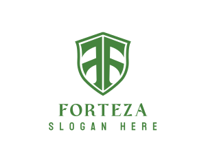 Security Shield Letter F logo design