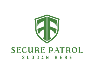 Patrol - Security Shield Letter F logo design