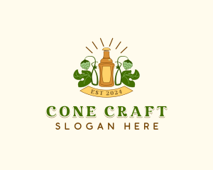 Beer Pub Brewery logo design