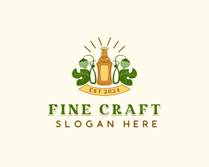 Beer Pub Brewery logo design