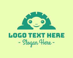 Lion Mane - Cute Frog Eyes logo design