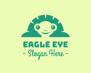 Cute Frog Eyes logo design