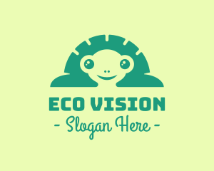 Cute Frog Eyes logo design