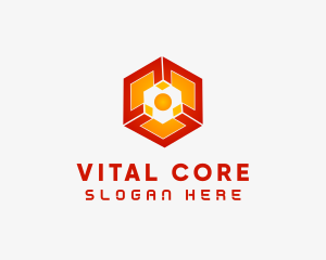 Core - Cyberspace Cube Technology logo design