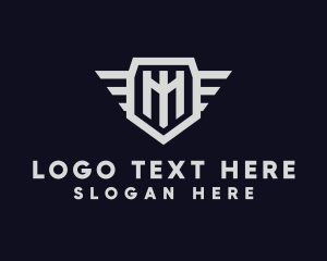 Advisory - Industrial Wing Shield logo design