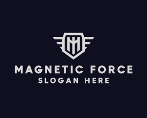 Industrial Wing Shield logo design