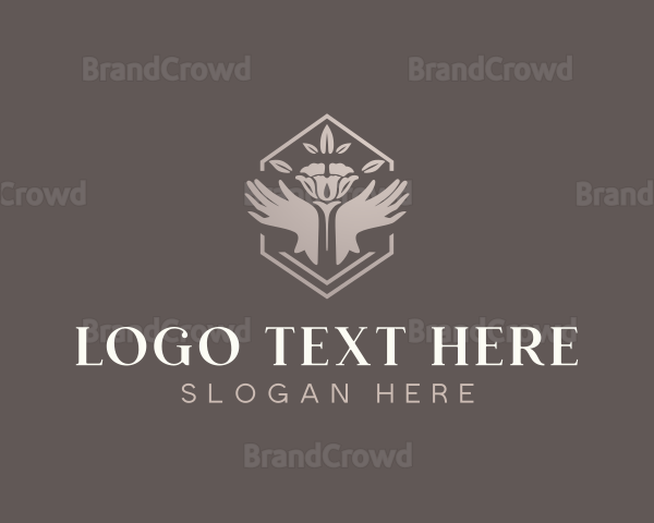 Flower Wedding Event Logo