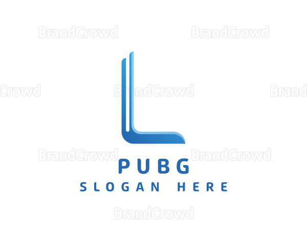 Modern Digital Letter L Logo