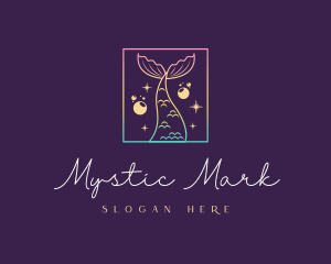 Mystic Mermaid Tail logo design