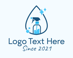 Chore - Water Droplet Spray logo design