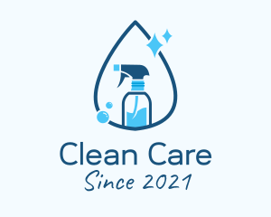 Hygienic - Water Droplet Spray logo design