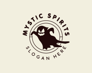 Creepy Ghost Spirit logo design