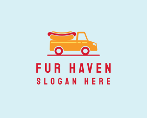 Hot Dog Food Truck logo design