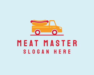 Hot Dog Food Truck logo design