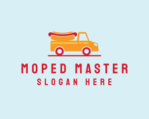 Hot Dog Food Truck logo design