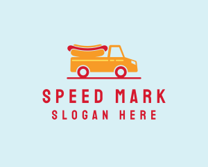 Hot Dog Food Truck logo design