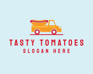 Hot Dog Food Truck logo design