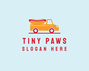 Hot Dog Food Truck logo design