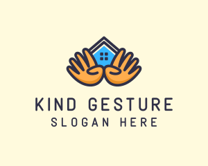 Gesture - Real Estate Hands logo design