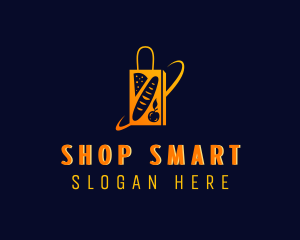 Food Shopping Grocery logo design