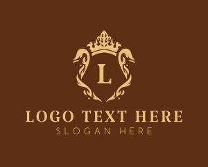 Luxurious - Royal Monarch Crown logo design