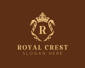 Majestic - Royal Monarch Crown logo design