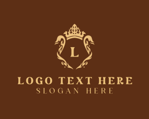 Luxury - Royal Monarch Crown logo design