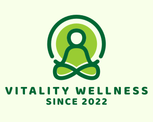 Healthy Lifestyle - Meditation Yoga Class logo design