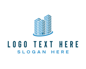Construction - Real Estate Building Engineer logo design