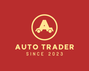 Dealer - Auto Car Letter A logo design