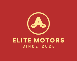 Dealer - Auto Car Letter A logo design