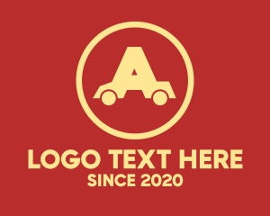 Auto Car Letter A Logo
