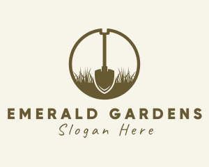 Garden Tool Shovel logo design