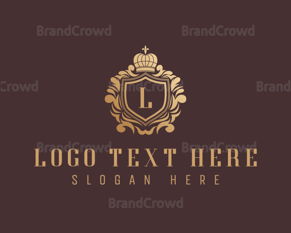 Hotel Shield Crown Logo