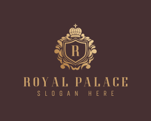 Hotel Shield Crown logo design