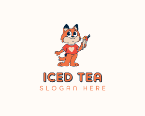 Fox Ice Cream Creamery logo design