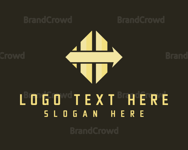 Diamond Arrow Bars Logo