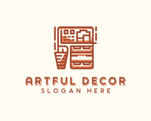 Interior Decor Furniture logo design