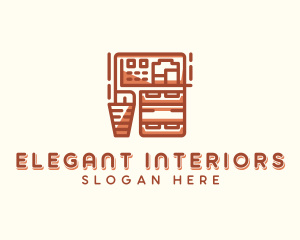 Decorator - Interior Decor Furniture logo design