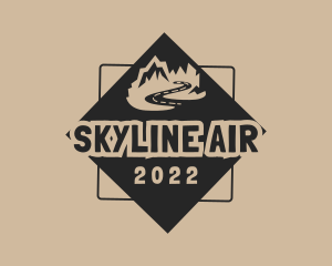 Campground - Mountain Peak Road logo design