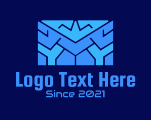 Postal Office - Digital Mail Envelope logo design